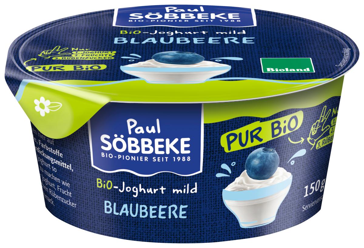 Joghurt PurBio Blaubeer g 150